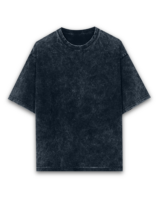 front view of the acid wash oversized tshirt
