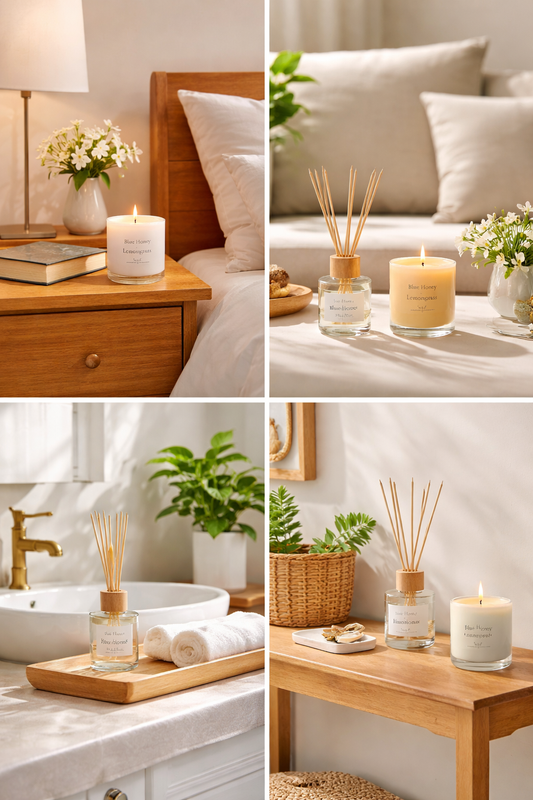 Scent guide by rooms