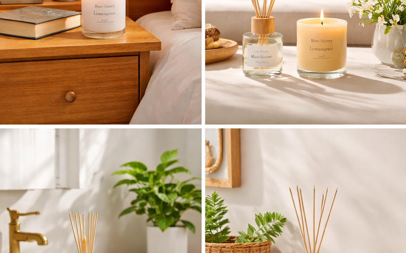 Scent guide by rooms