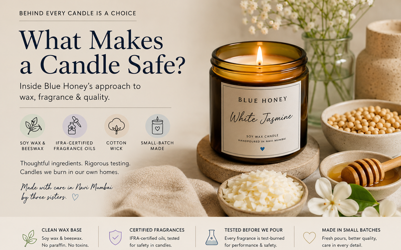 Behind the Scent: How We Choose What Goes Into a Blue Honey Candle