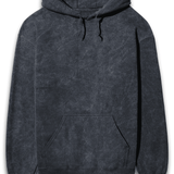 Unisex Acid Twilight acid wash hooded sweatshirt with front pocket and drawstring hood.
