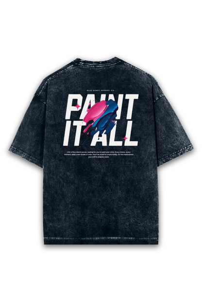 Paint It All - Acid Wash Oversized Unisex T-Shirt