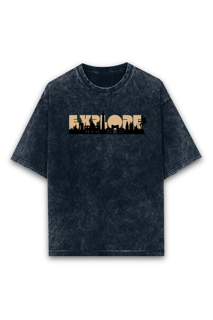 Acid Wash Unisex T-Shirt - Explore Your Style