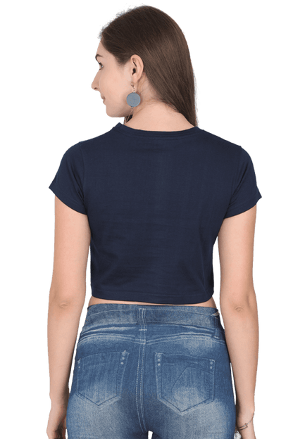 blue back crop top