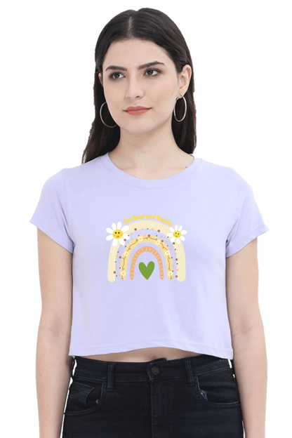 Sunshine and Daisies Crop Tee – Cute and Trendy for Everyday Style