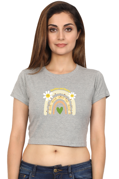 Sunshine and Daisies Crop Tee – Cute and Trendy for Everyday Style