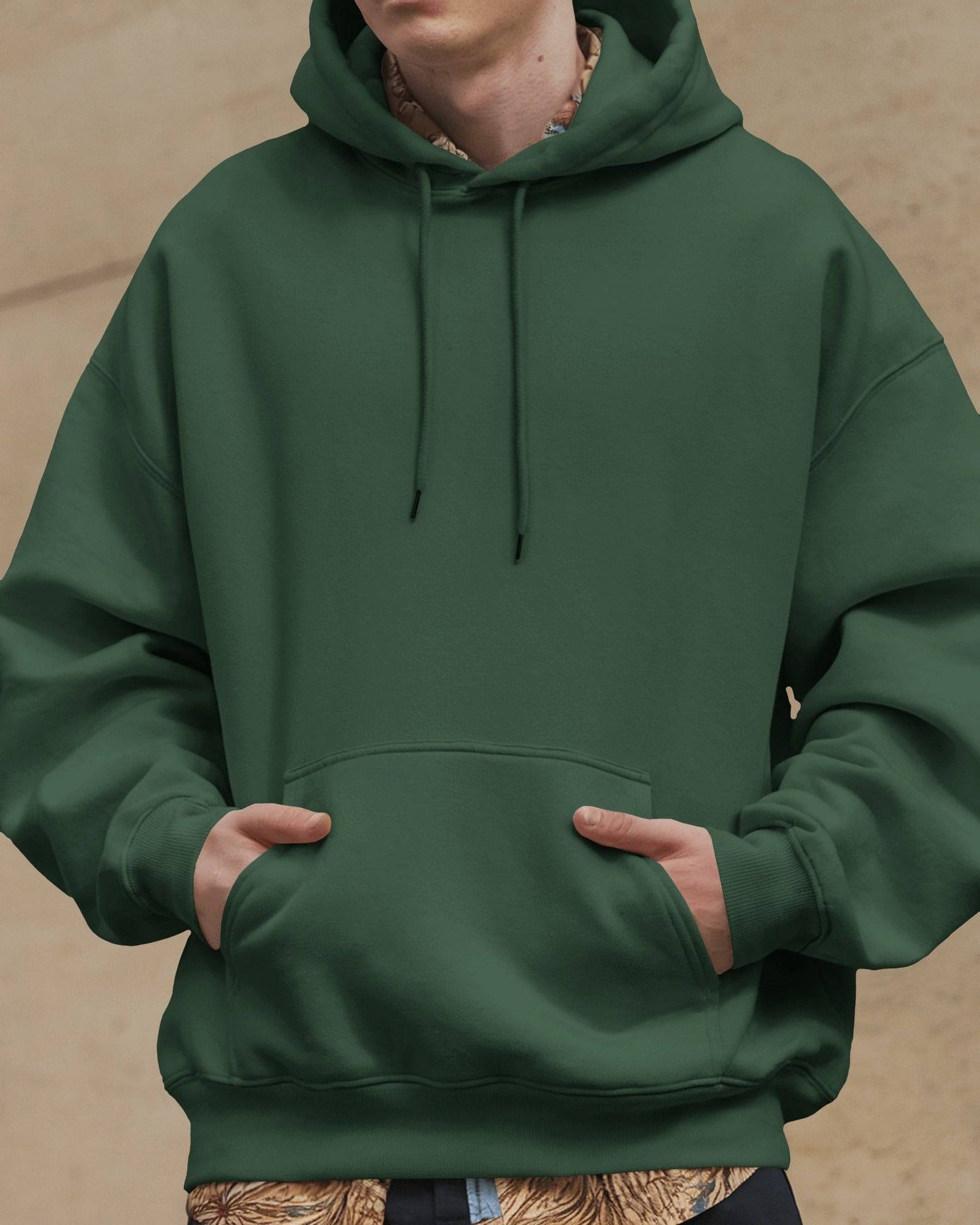 dreamin oversized hoodie front green