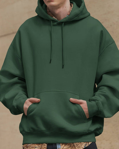 dreamin oversized hoodie front green