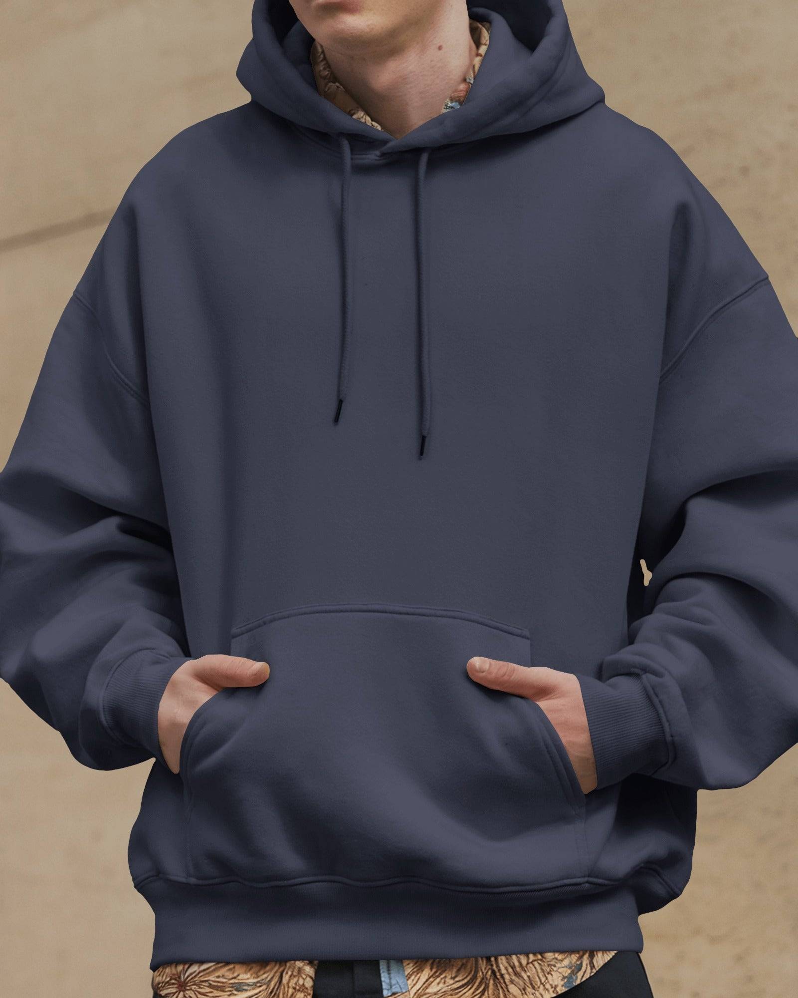 dreamin oversized hoodie front blue