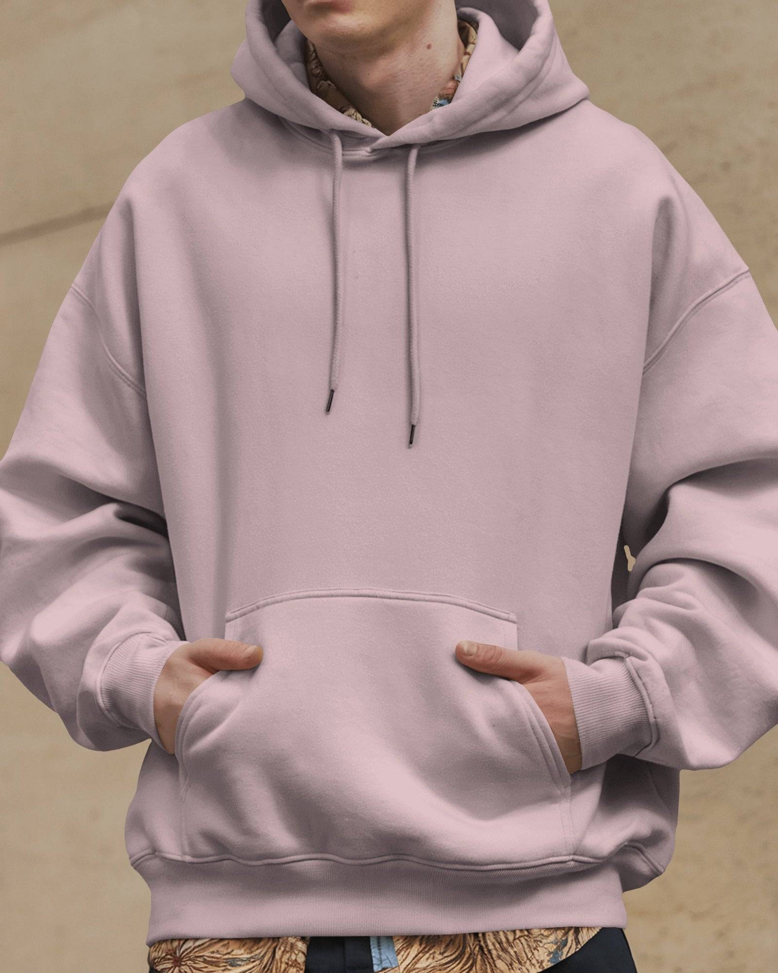 dreamin oversized hoodie front pink