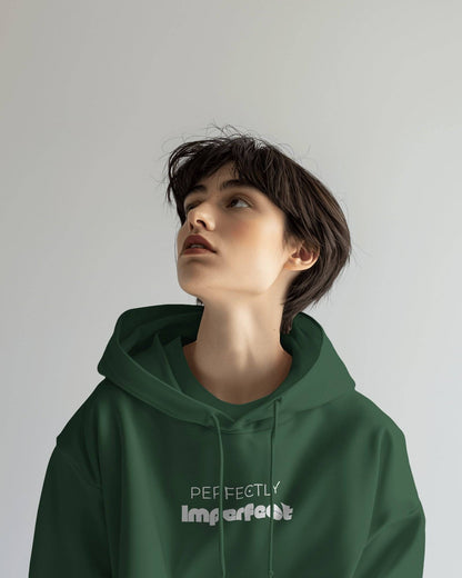 oversized green hoodie front