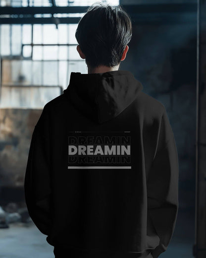 dreamin oversized hoodie back