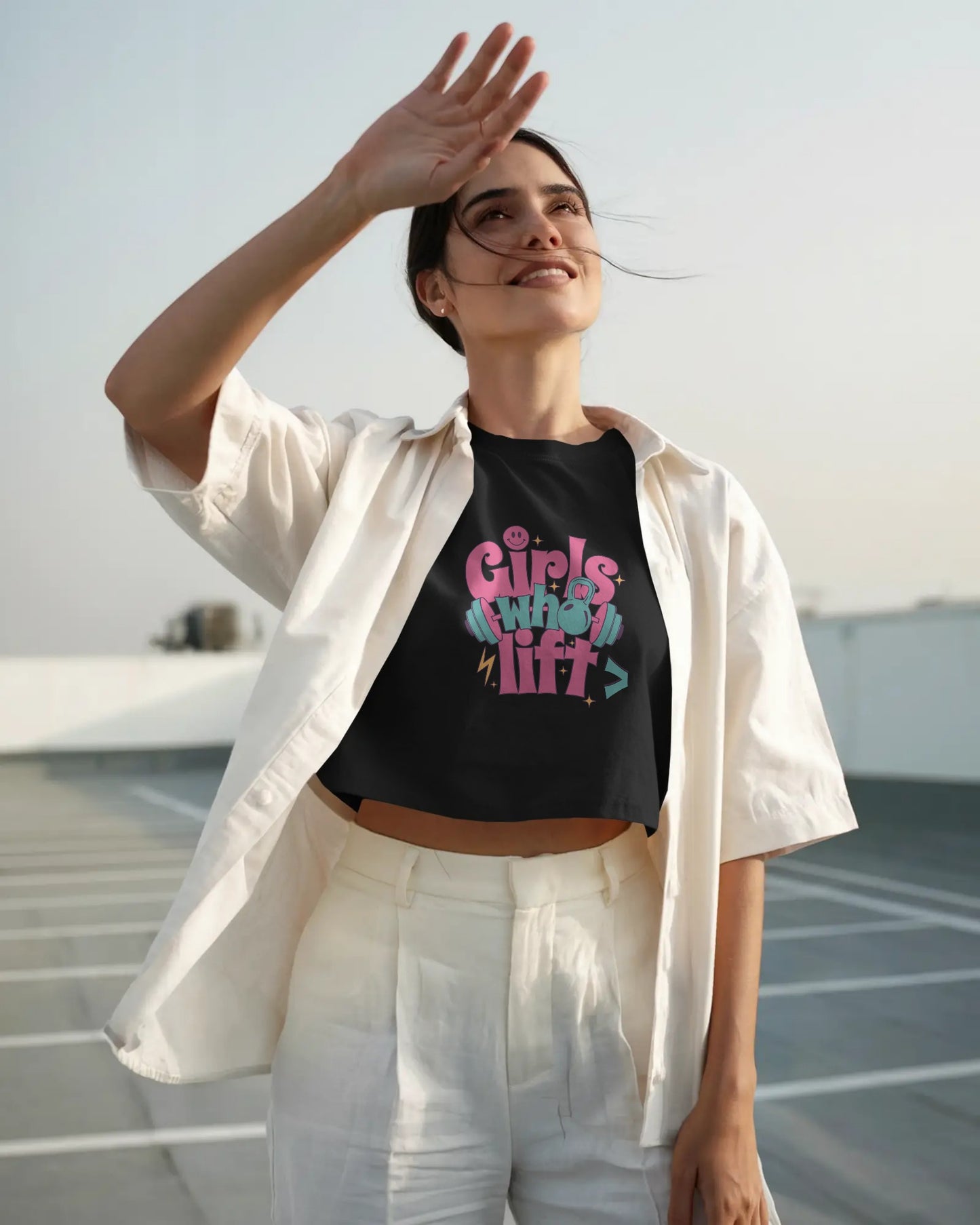Girls Who Lift Crop Top