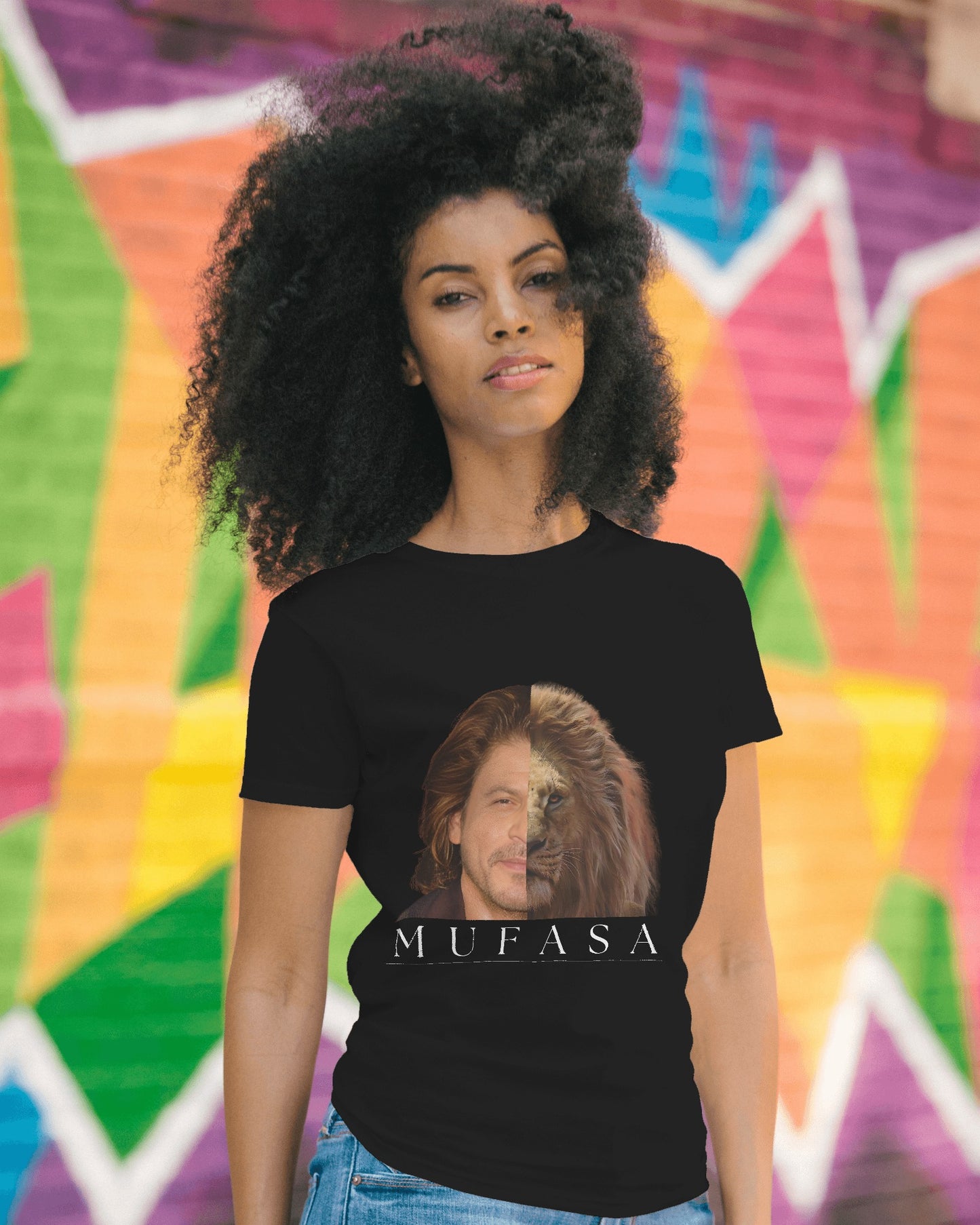 SRK Mufasa T-Shirt – Where Bollywood Meets the Pride Lands